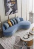 Jaron Four Seater  Curved Sofa
